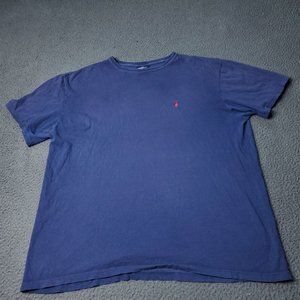 Polo Ralph Lauren T-Shirt Mens Size L Large  Short Sleeve Blue